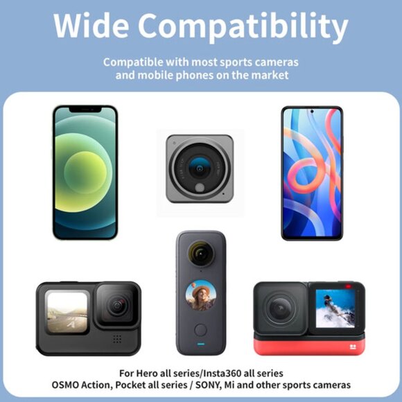 TELESIN Magnetic Neck Holder Mount Max Size POV for Action Cameras - Picture 8 of 12